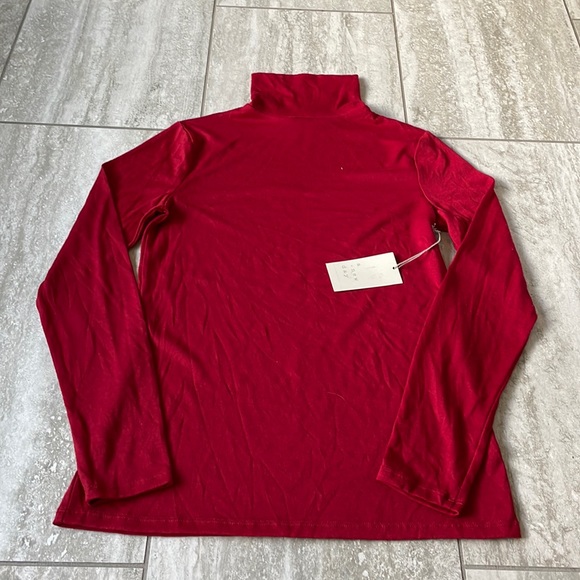 a new day red Small turtle neck long sleeves for women - Picture 1 of 4